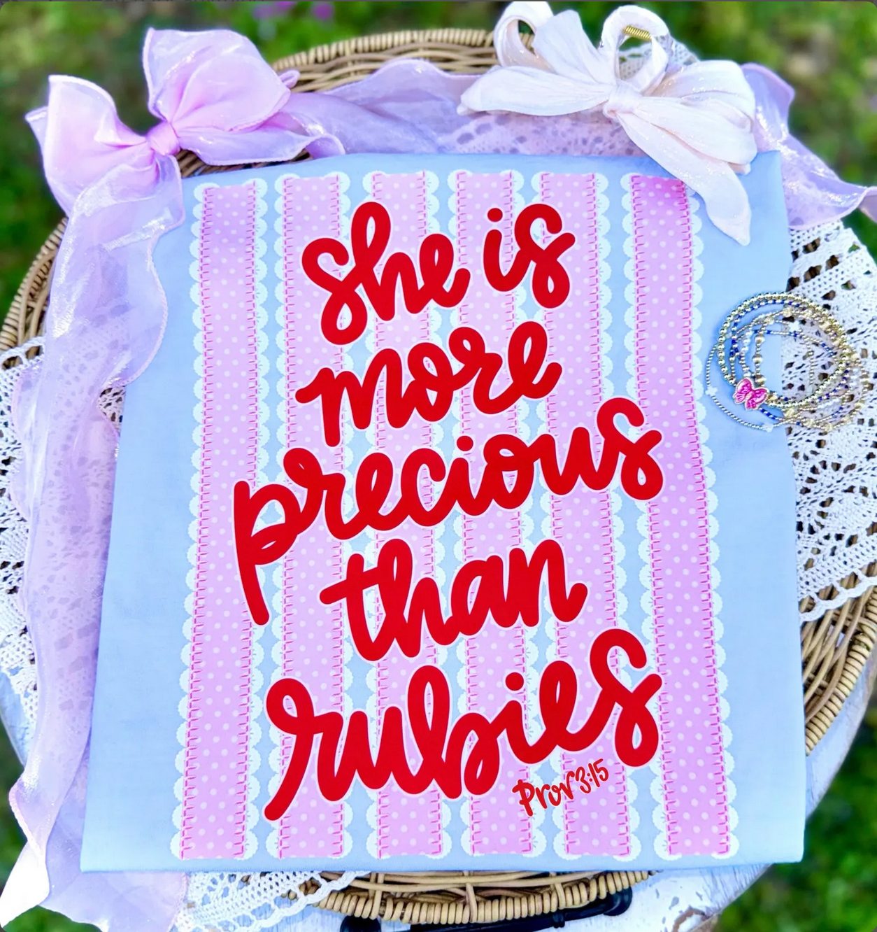 She Is More Precious Than Rubies Graphic Tee Chambery