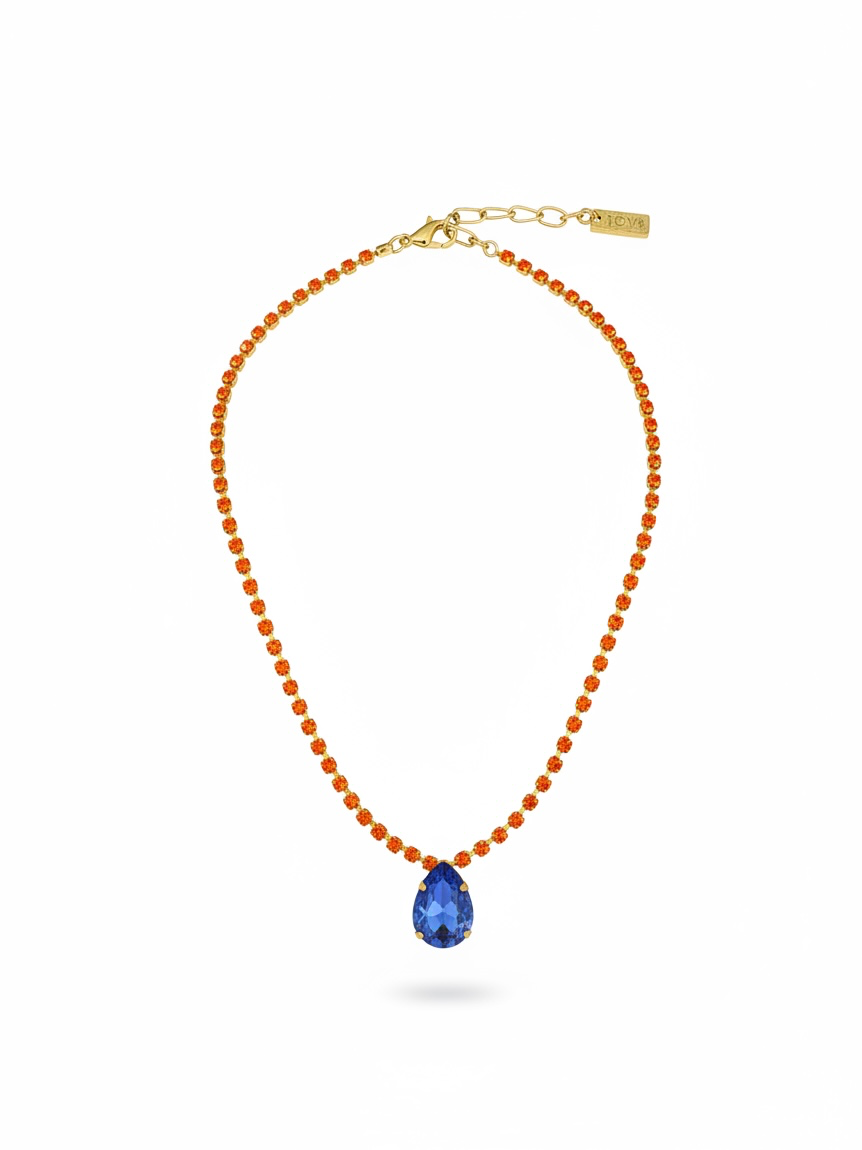 TOVA Milli Necklace – Coral/Montana