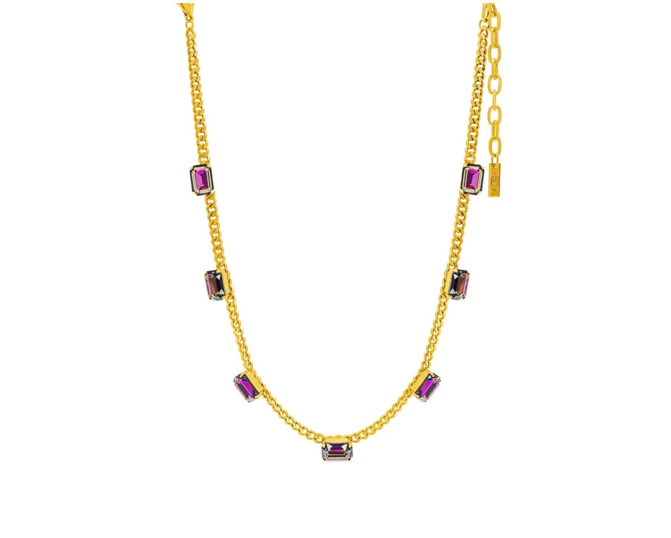 TOVA Aylin Necklace in Ice Blue glimmer