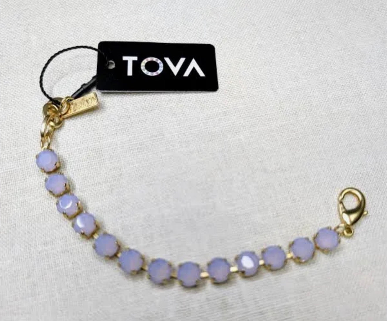 TOVA Custom Izzy Bracelet – White Opal Unicorn