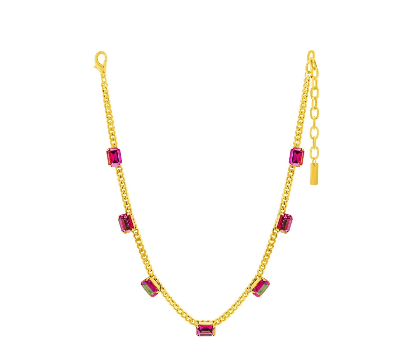 TOVA Aylin Necklace in Dark Rose Glimmer