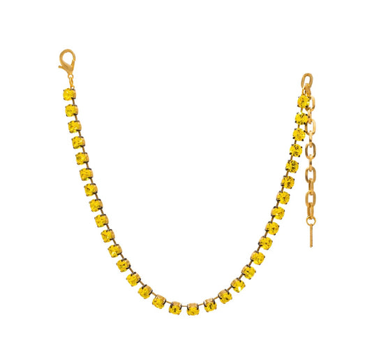 TOVA Supreme Oakland Necklace – Electric Yellow