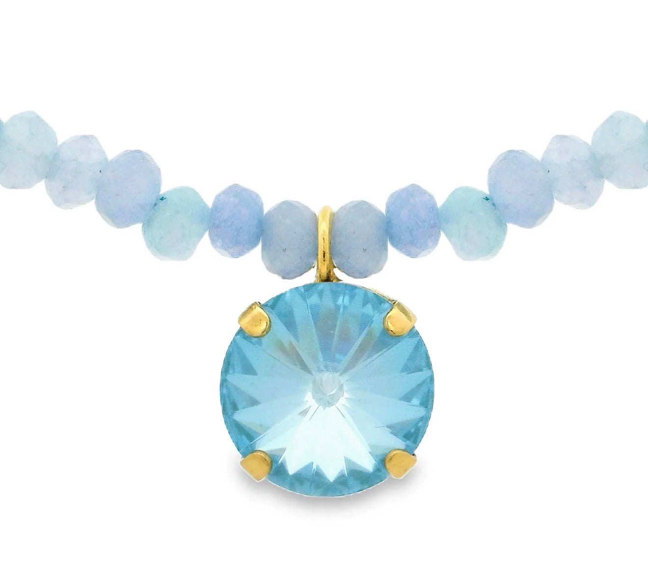 TOVA Paige Necklace – Fairy Dust/Ultra Baby Blue