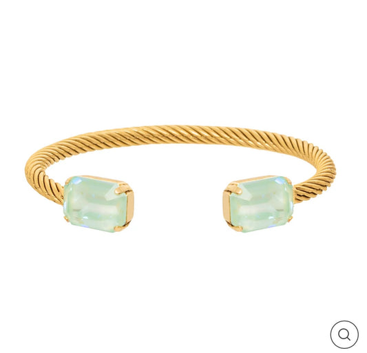 TOVA Charlotte Cuff – Fairy Dust in Ultra Mint