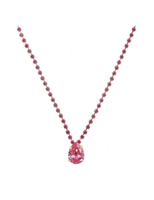TOVA Milli Necklace – Rose/Fuchsia
