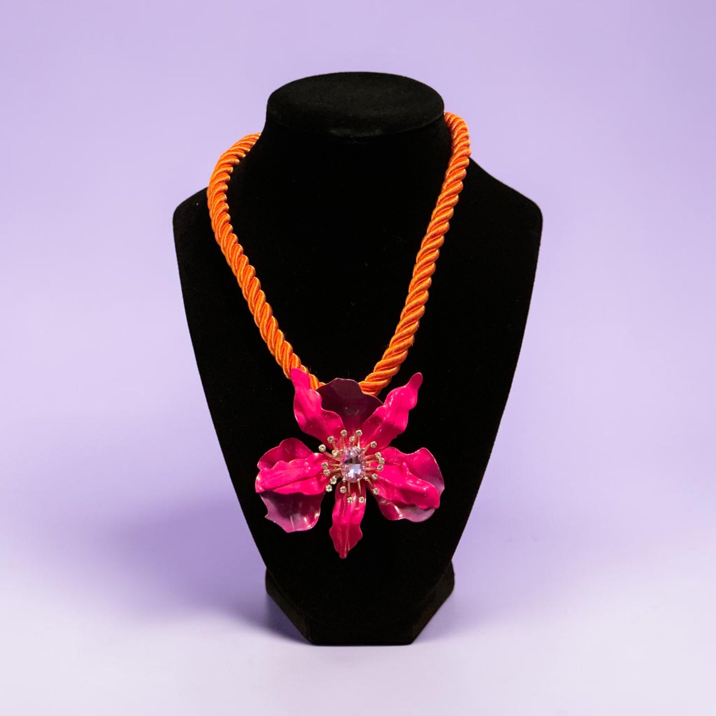 Betsey Johnson Bold Bloom Statement Necklace