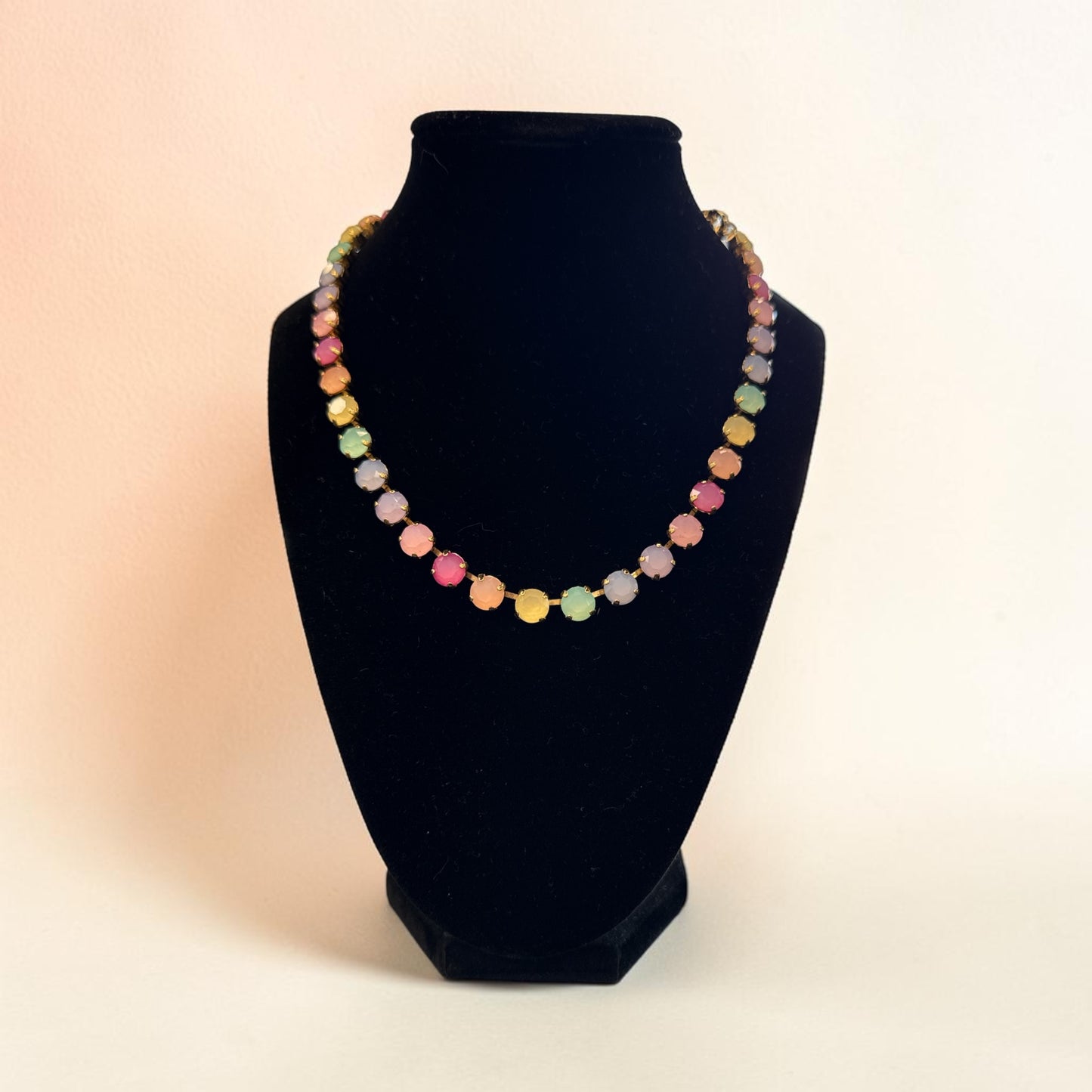 Oakland Necklace in White Opal Multi