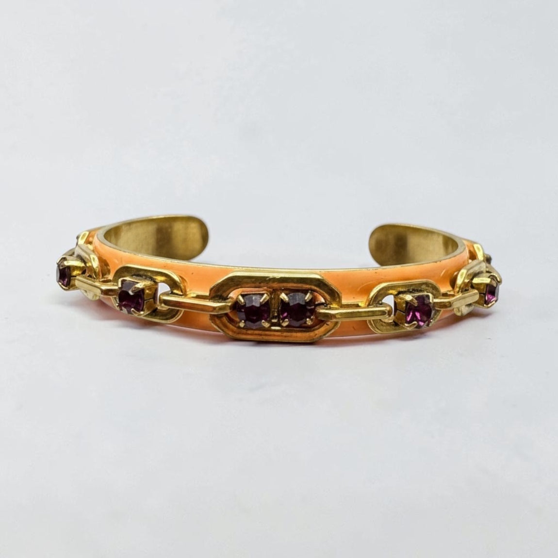 TOVA Hillary Cuff Bracelet in Peach