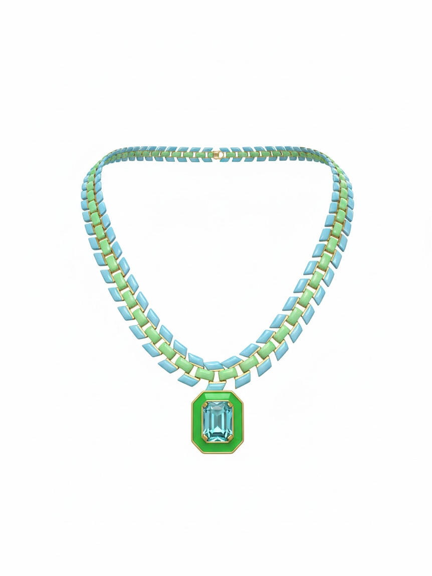 TOVA Dakota Dream Necklace – Mint & Turquoise