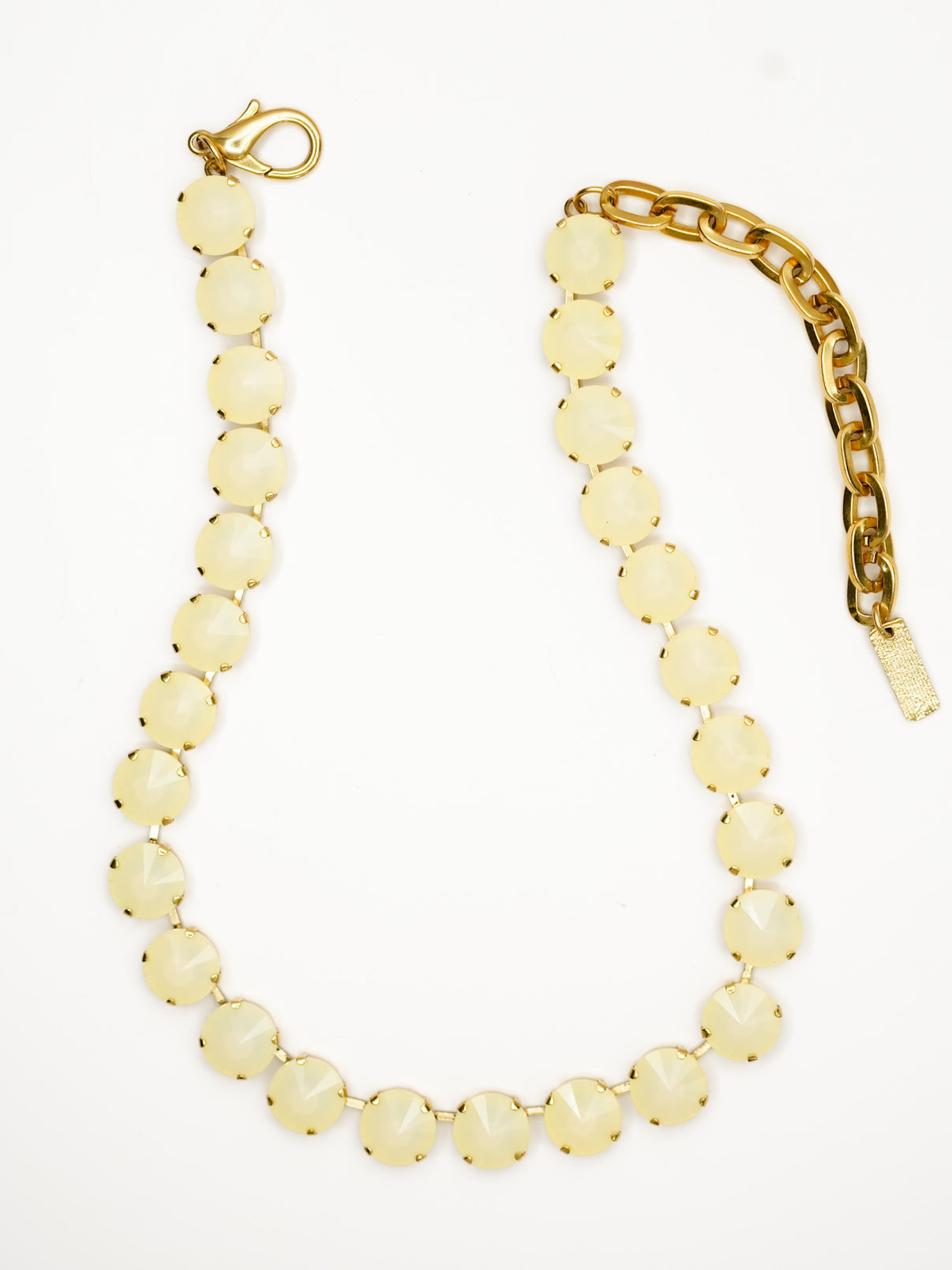 The Sofia Necklace in Ultra Canary White Opal