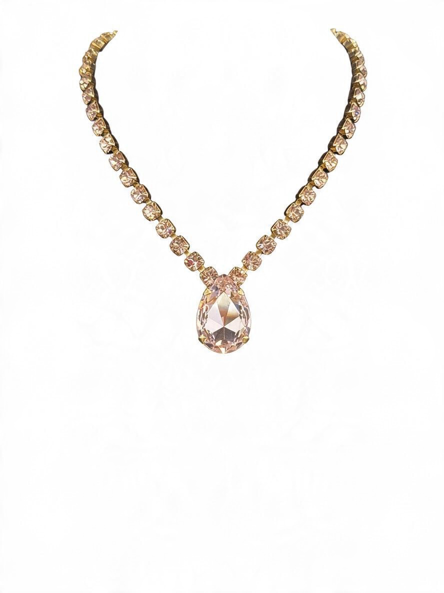 TOVA Melinda Necklace – Light Rose Custom