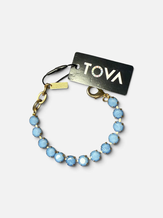 TOVA Custom Izzy Bracelet – Navy in Gold