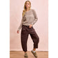 WASHED TERRY PANTS WITH POCKETS