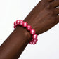Pink Bubble Gum Pearl Bracelet