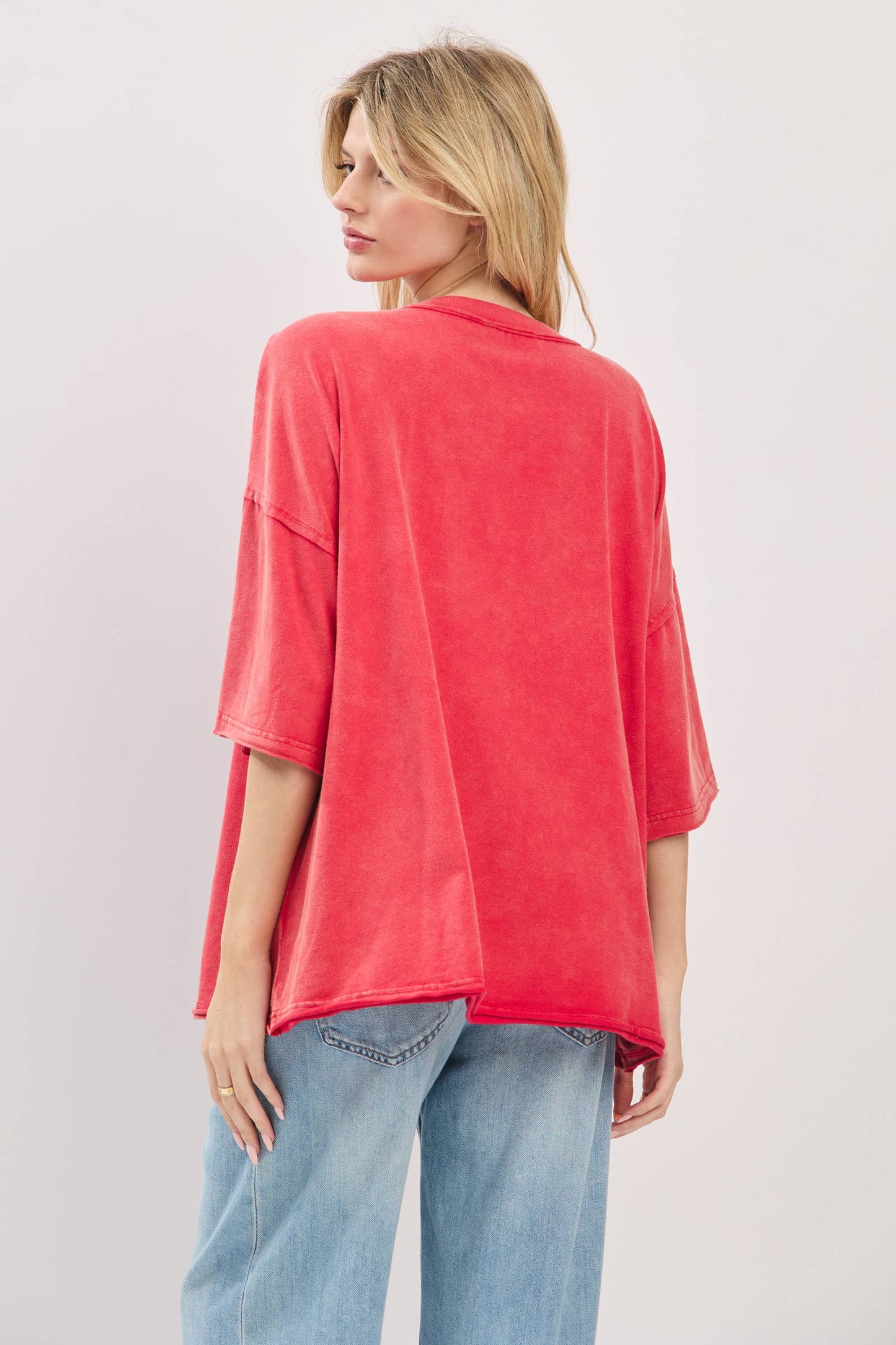 Vintage Football Patch Gameday Oversized Tee