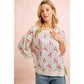 BiBi Coastal Lobster Waffle Knit Pullover