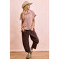 WASHED TERRY PANTS WITH POCKETS