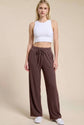 Micro Ribbed Relaxed Drawstring Lounge Pants