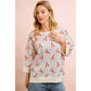 BiBi Coastal Lobster Waffle Knit Pullover