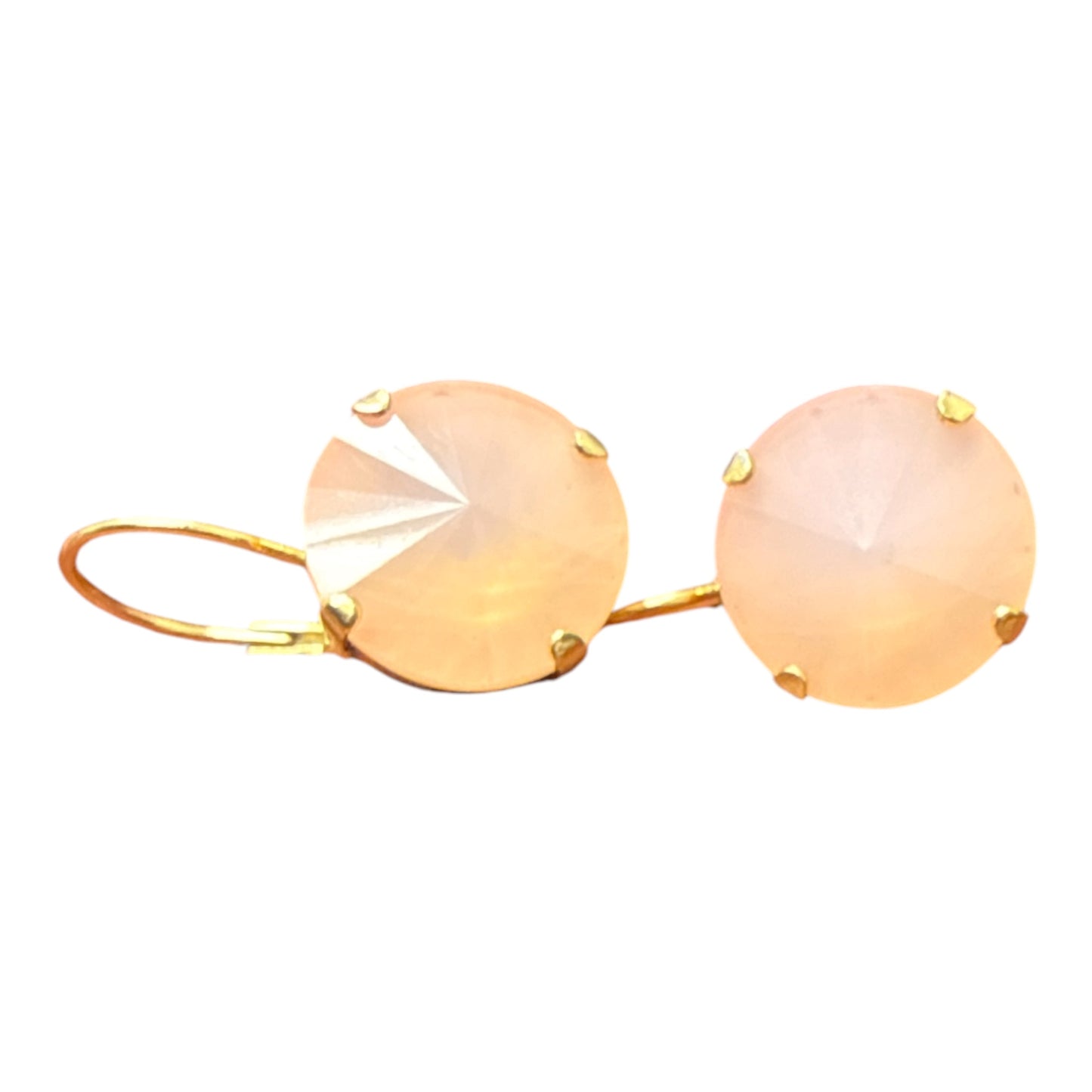TOVA Caitlin Round Hook Earrings – Ultra Chiffon