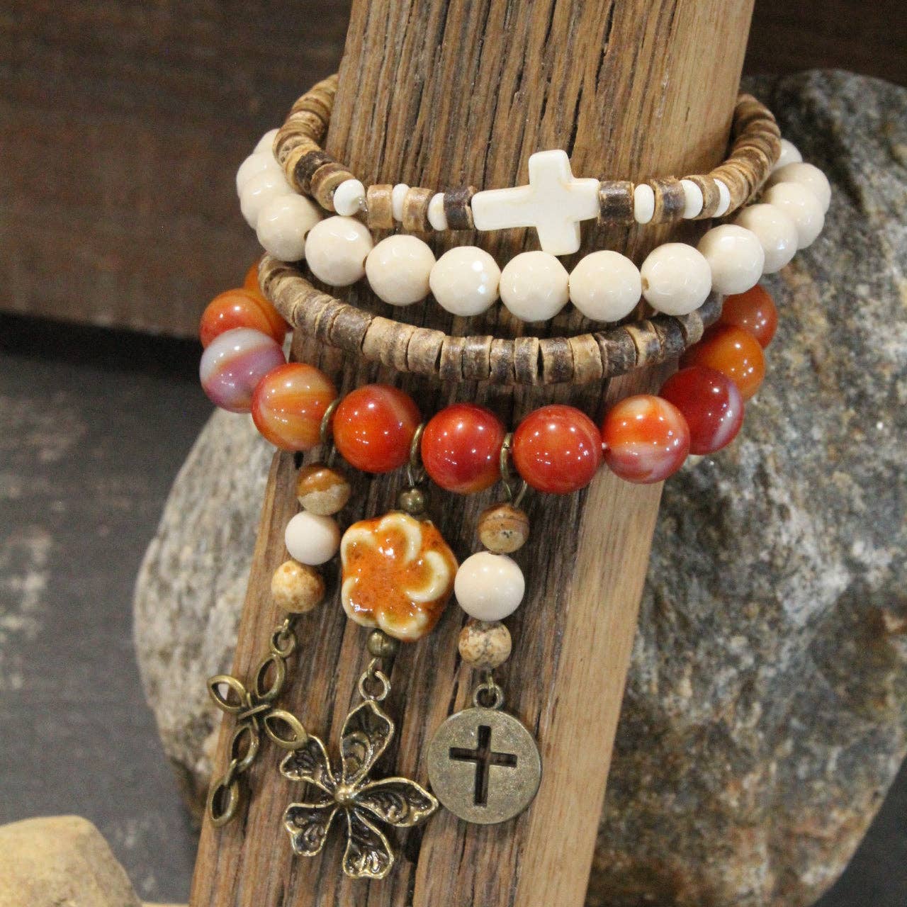 God Is Good All The Time Bracelet Set