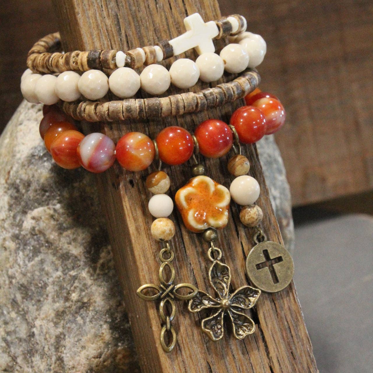 God Is Good All The Time Bracelet Set