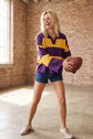 Oversized Gameday Rugby Stripe Sweater