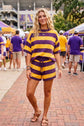 Gameday Stripe Lightweight Sweater Lounge Set