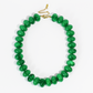 Sugar Bead Green Necklace