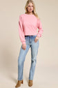 Open-Back Wrap Tie Crewneck