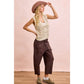 WASHED TERRY PANTS WITH POCKETS