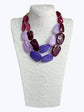 Acrylic Double Strand Short Necklace