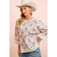 BiBi Coastal Lobster Waffle Knit Pullover