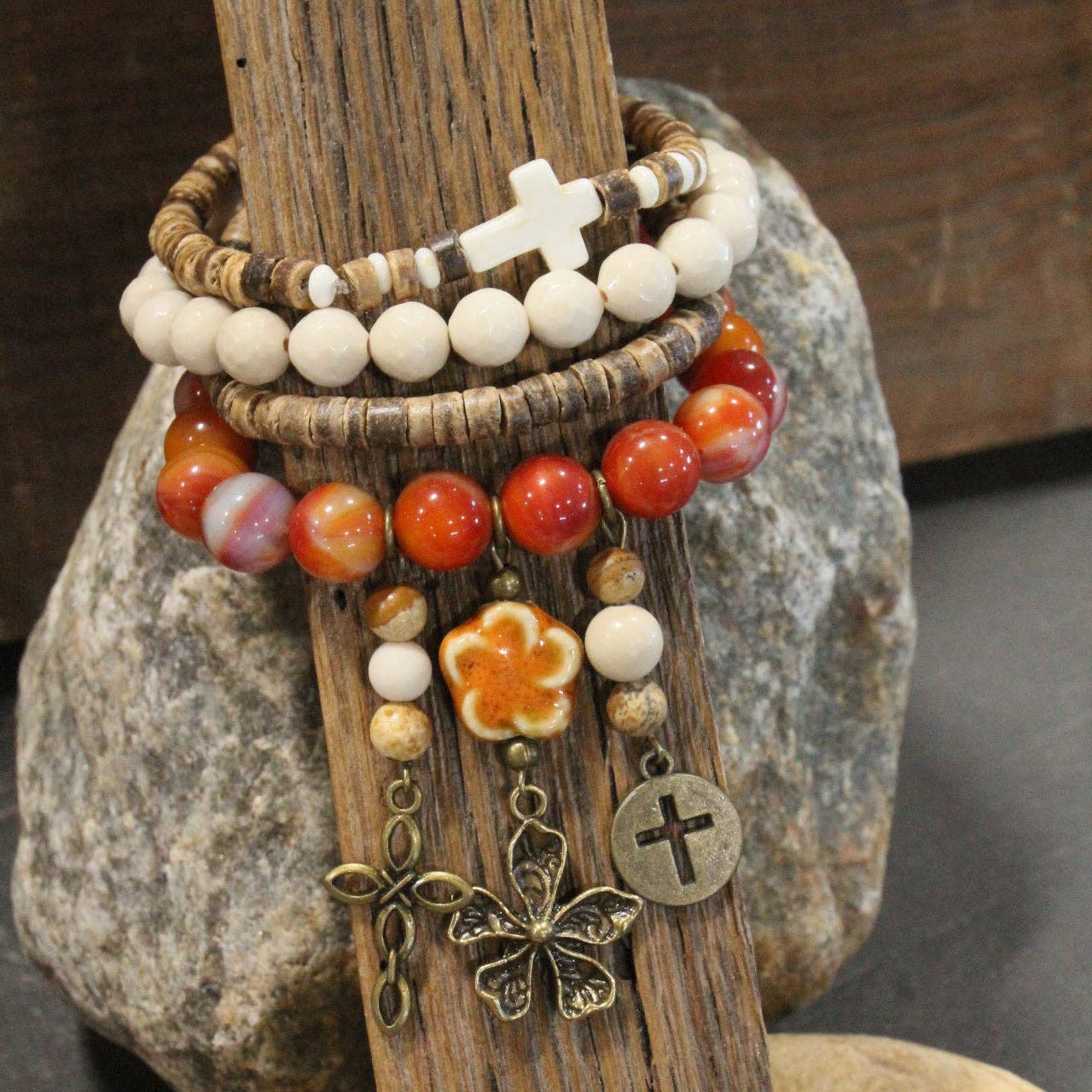 God Is Good All The Time Bracelet Set