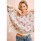BiBi Coastal Lobster Waffle Knit Pullover
