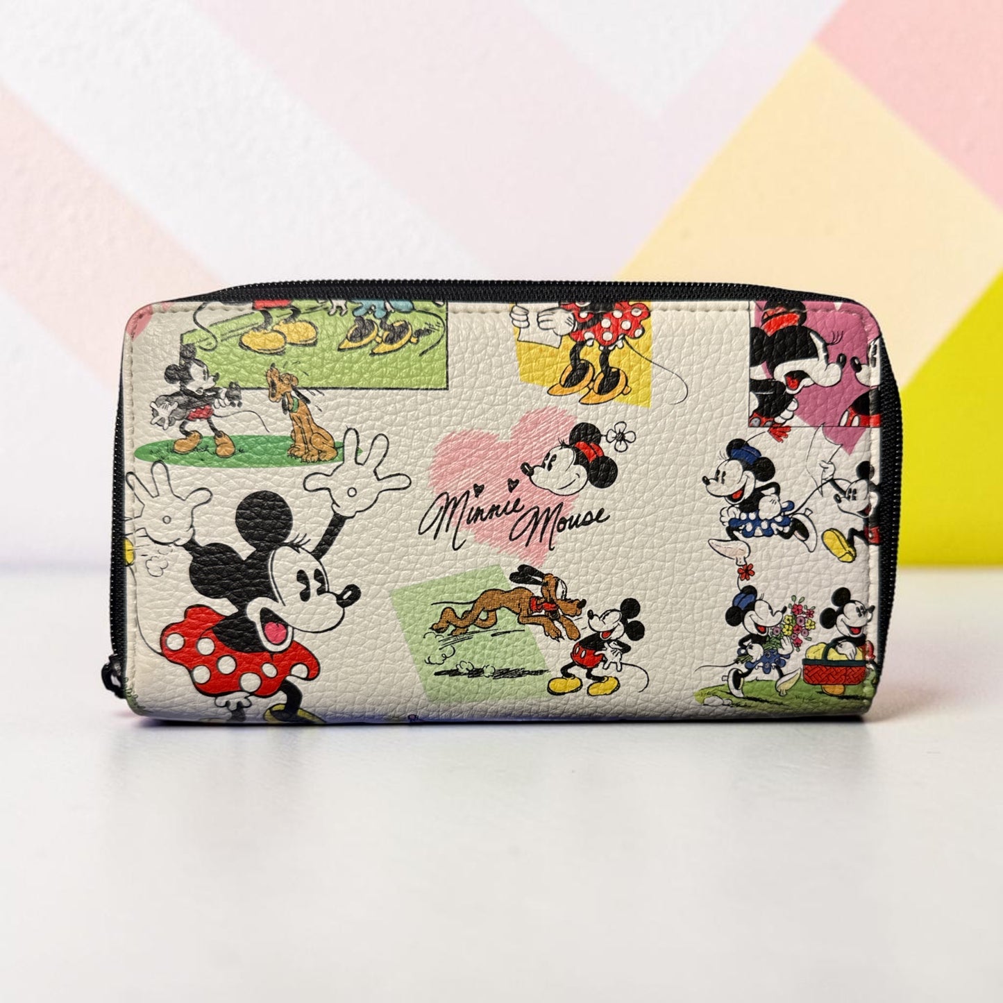 Disney Parks Minnie Mouse Zip Around Wallet