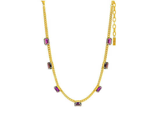TOVA Aylin Necklace in Ice Blue glimmer