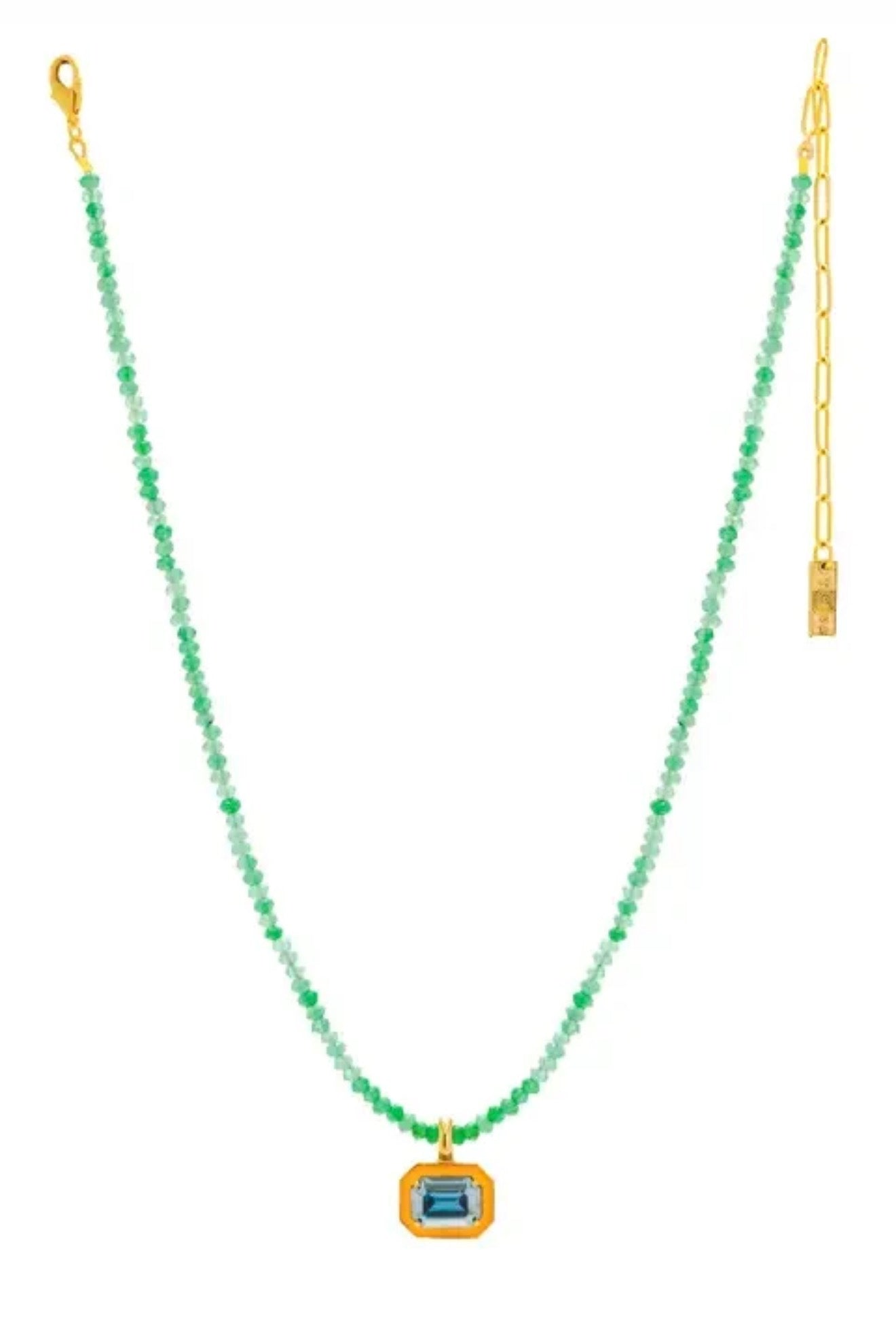 TOVA Dakota Necklace in Orange