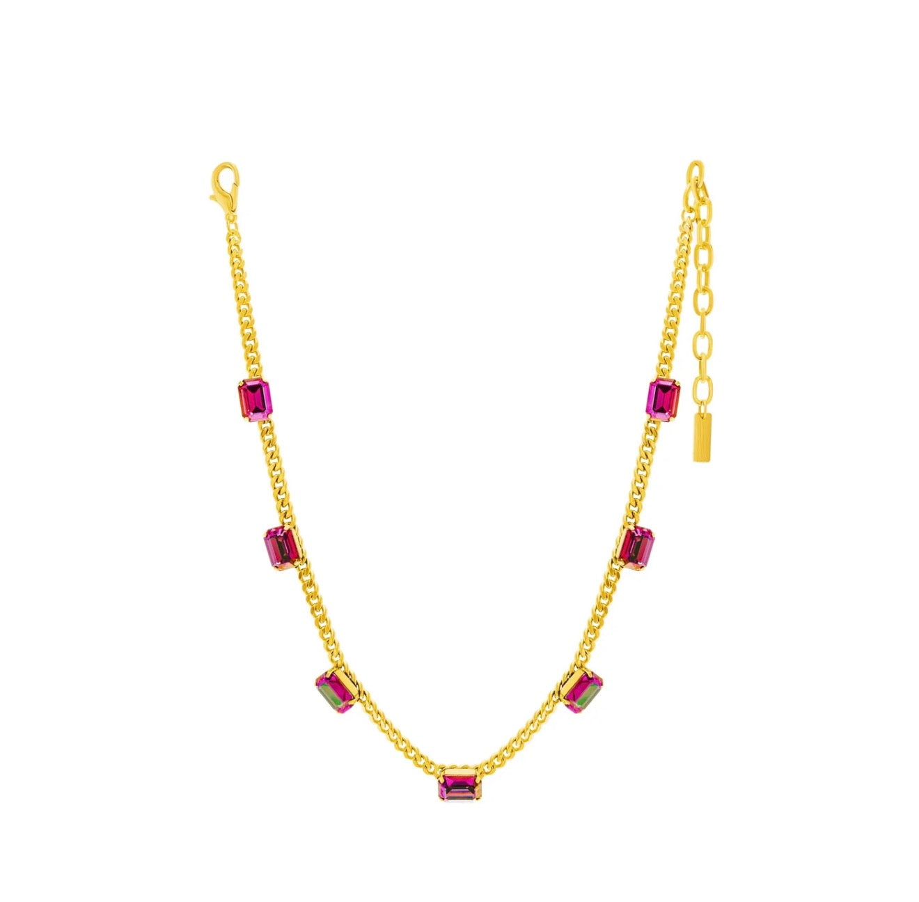 TOVA Aylin Necklace in Dark Rose Glimmer
