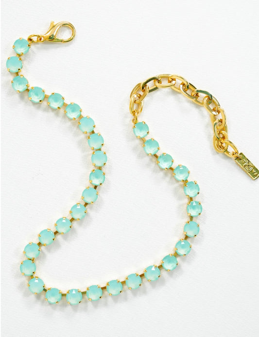 TOVA Necklace – Ultra White Opal Mint