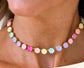 Oakland Necklace in White Opal Multi