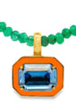 TOVA Dakota Necklace in Orange