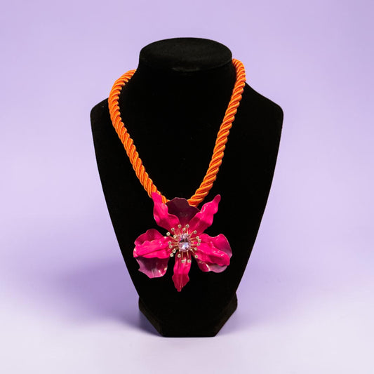 Betsey Johnson Bold Bloom Statement Necklace
