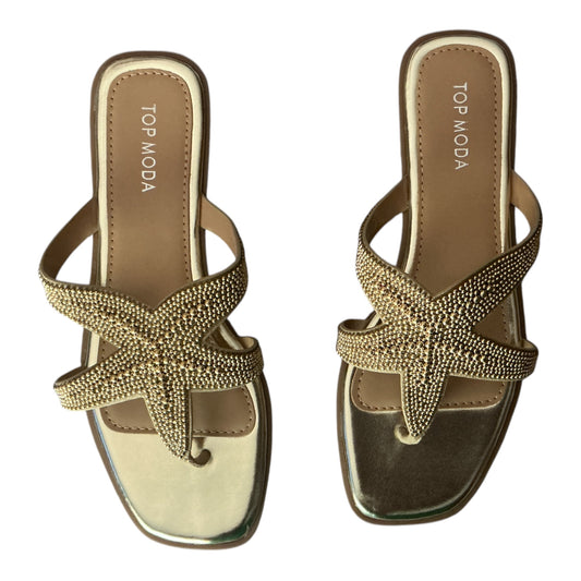 Top Moda Rhinestone Starfish Sandals – Size 8.5
