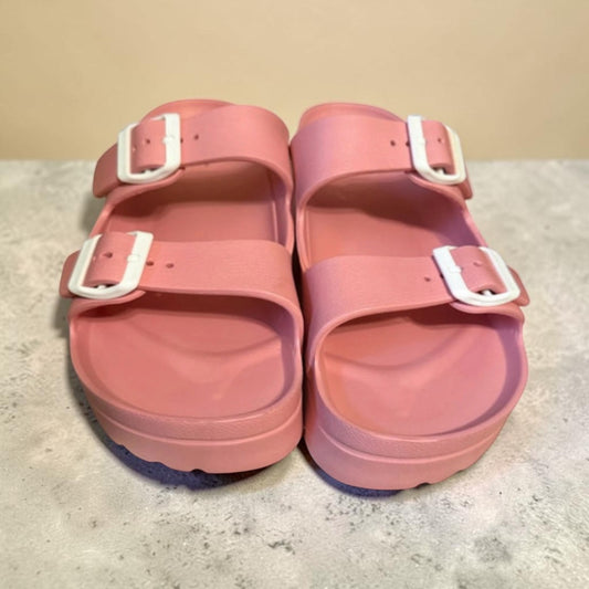 H2K Buddy II Breezy Babe Double Buckle Sandals – Dusty Rose