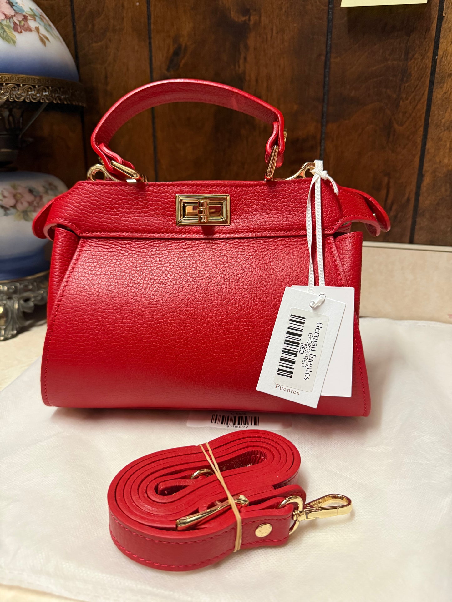 German Fuentes Red Audrey Bag
