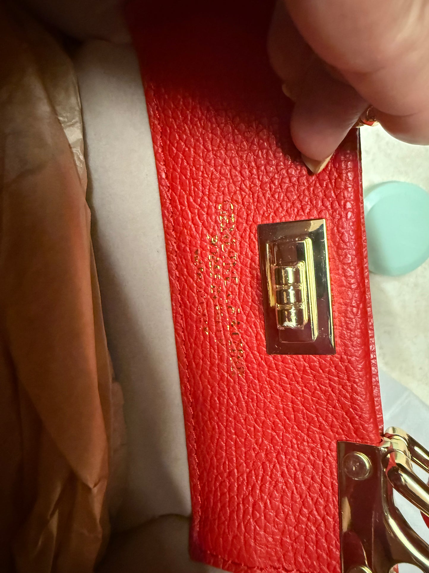 German Fuentes Red Audrey Bag