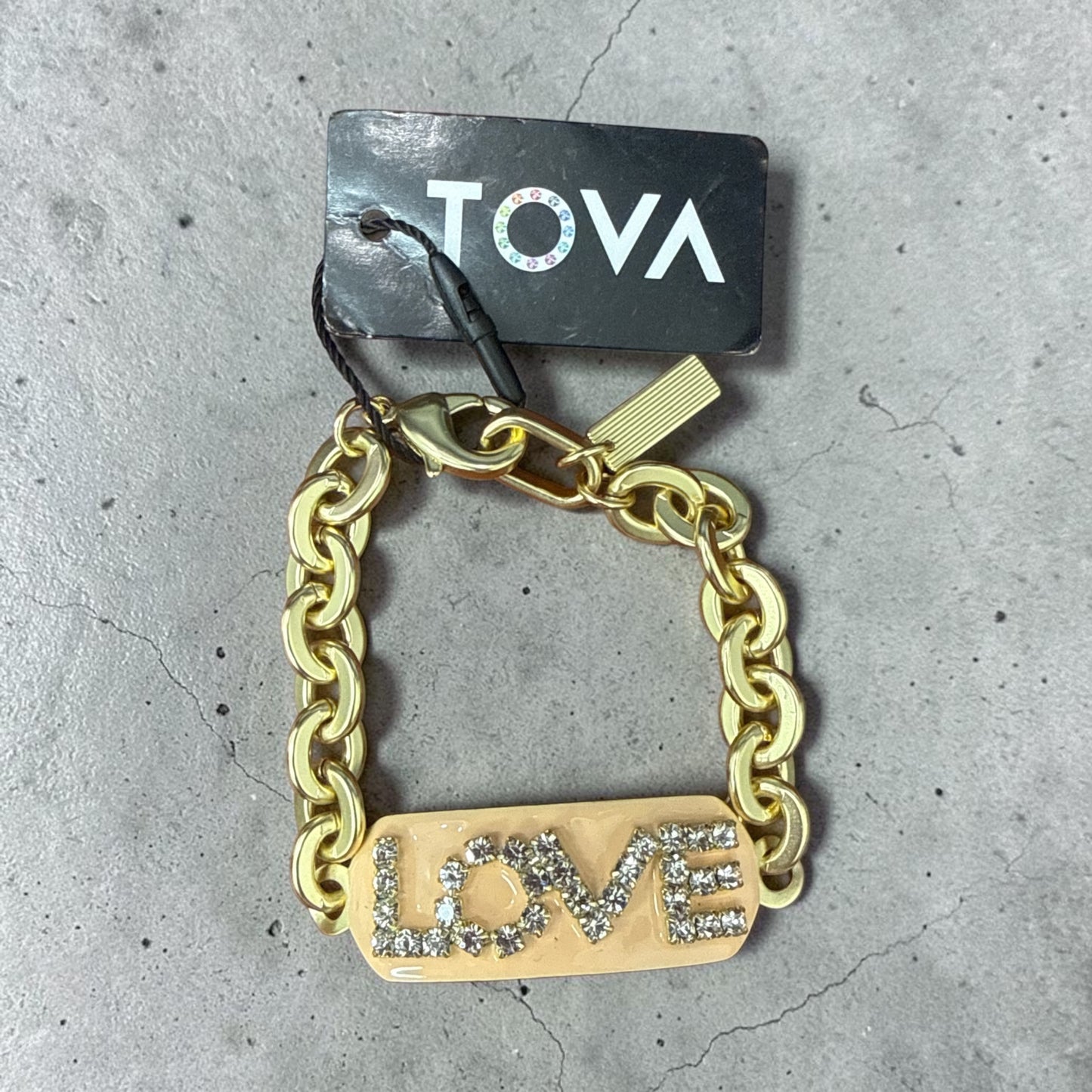 TOVA Love ID Bracelet – Peach Fuzz