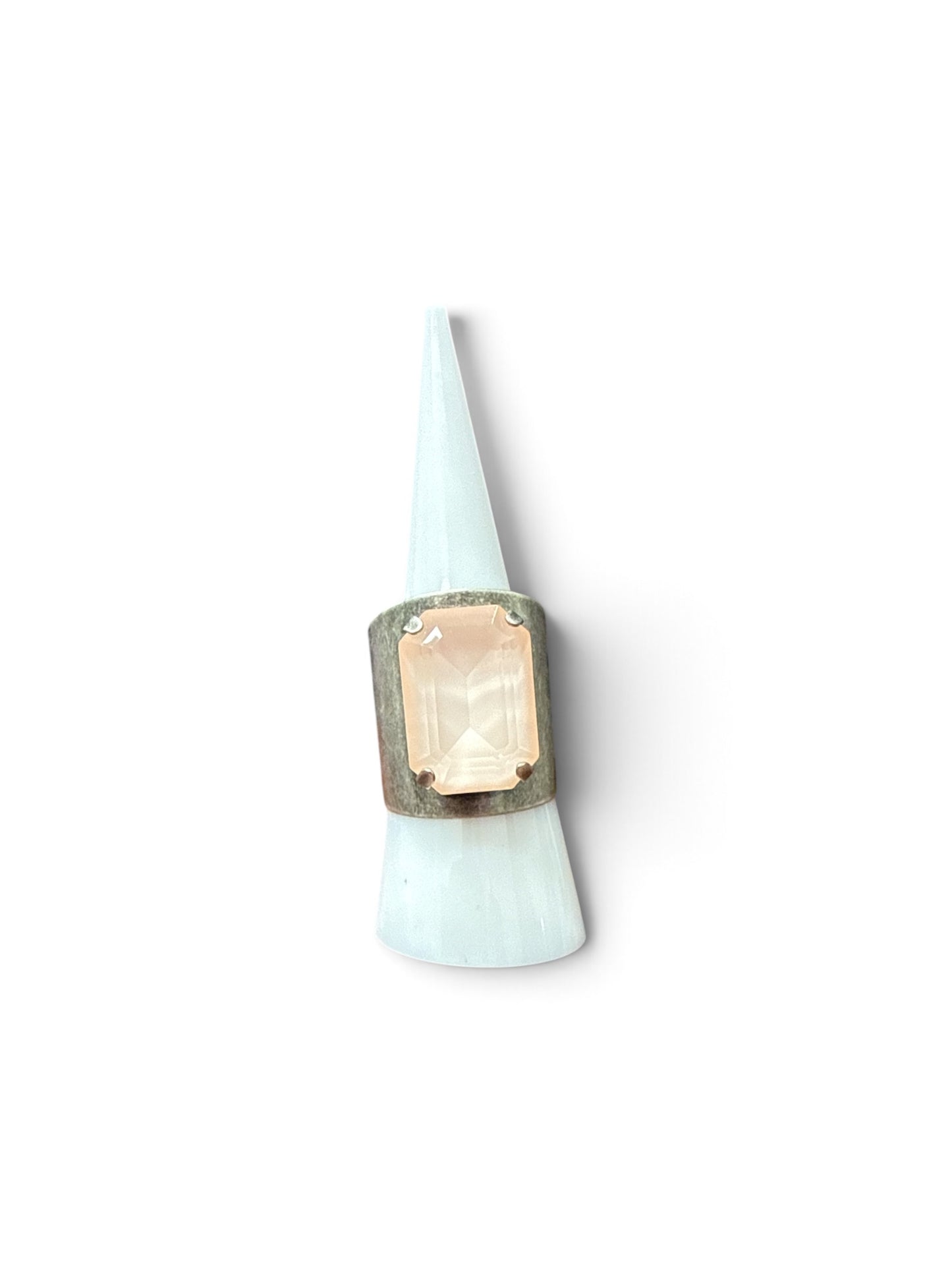 TOVA Roddy Ring – Silver Chiffon