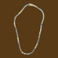Tova Tennis necklace in Silver & Light Sapphore